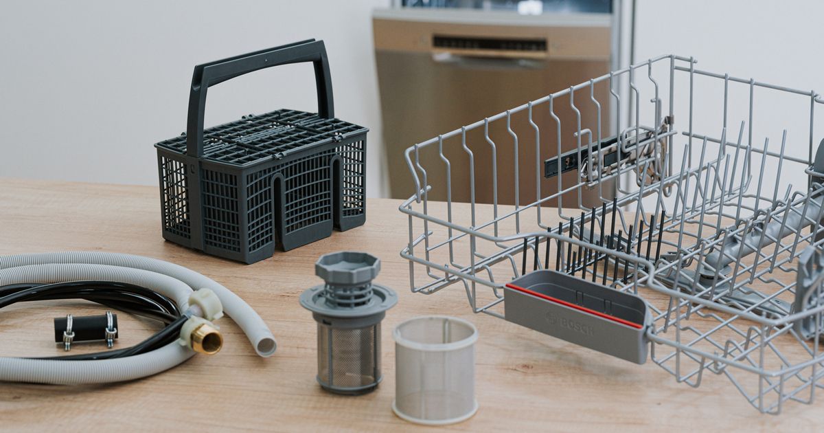 parts of a dishwasher