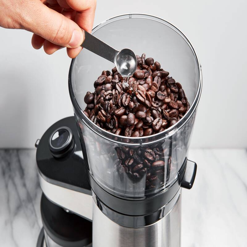 grinding coffee beans