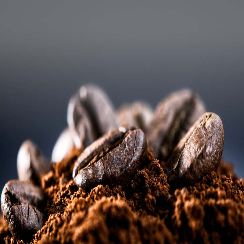 grinding coffee beans