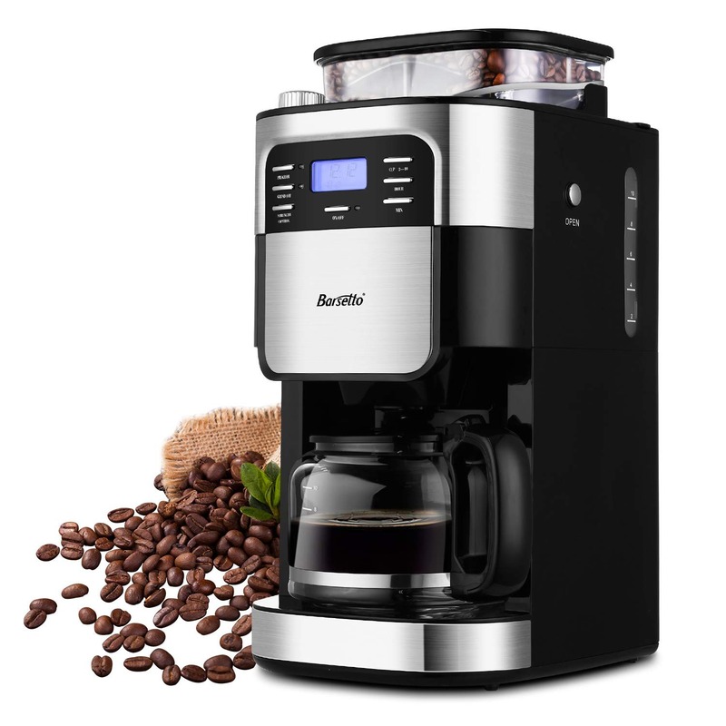 Coffee maker grinder combination