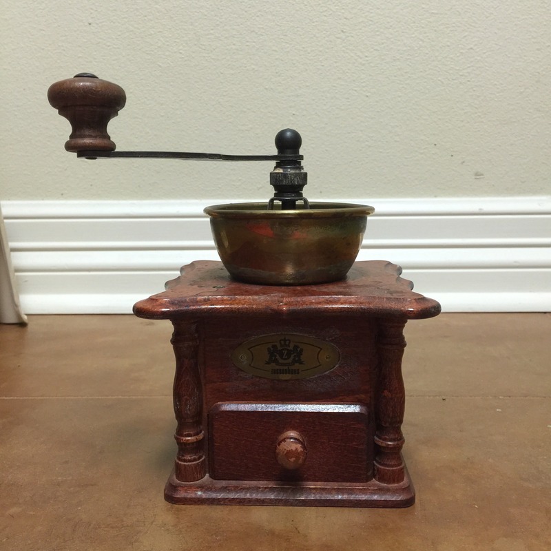 Vintage German coffee grinder